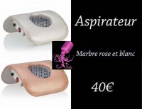 Aspirateur et repose mains marbré